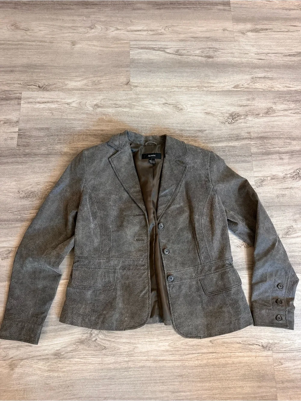 Alfani genuine leather
